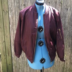 NWT New Look maroon jacket
